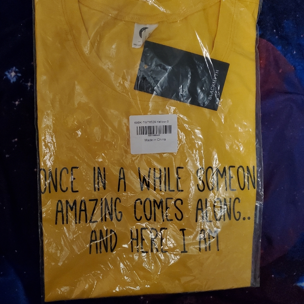 Blackmyth yellow T-shirt NWT